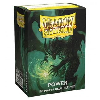XXXDragon Shield - 100 protège-cartes standard Dual Mat - Power
