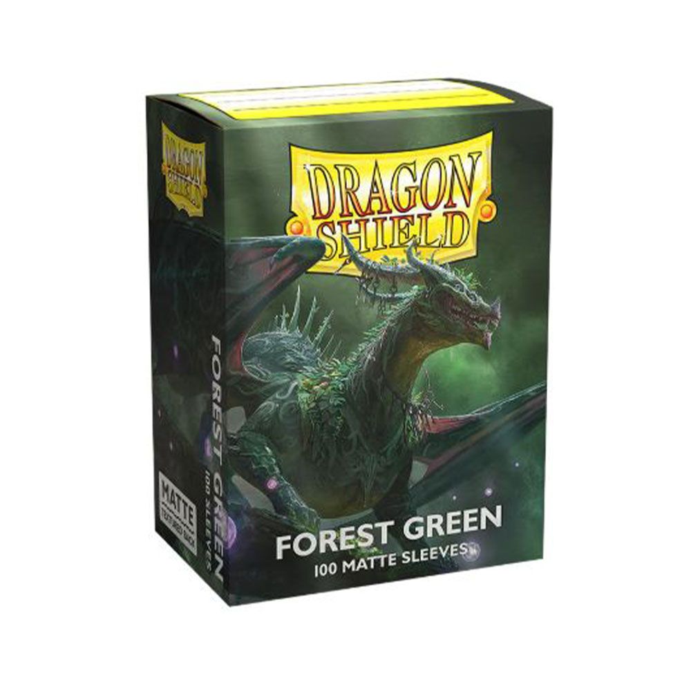 Dragon Shield - 100 protège-cartes standard - Mat Forest Green