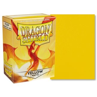 Dragon Shield - 100 protège-cartes standard Mat - Yellow