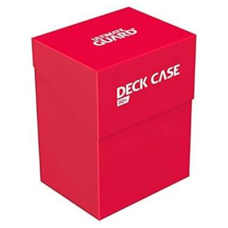 Ultimate Guard boîte pour cartes Deck Case 80+ taille standard Rouge