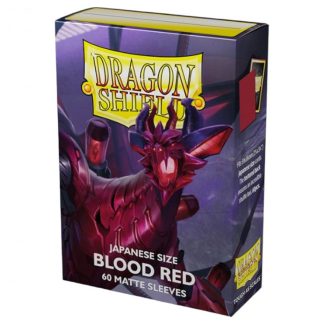 Dragon Shield - 60 protège-cartes Mini Mat - Blood Red
