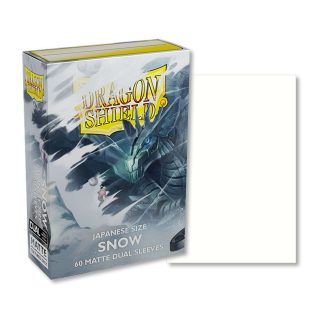 Dragon Shield - 60 protège-cartes Mini Dual Mat - Snow
