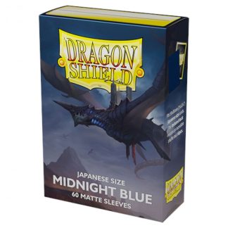 Dragon Shield - 60 protège-cartes Mini Mat - Midnight Blue