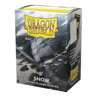 Dragon Shield - 100 protège-cartes standard Dual Mat - Snow