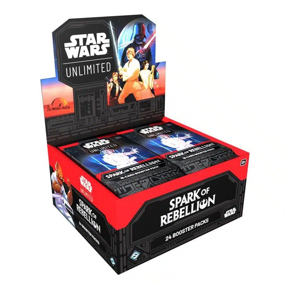 Star Wars Unlimited : Boîte de 24 boosters - Étincelle de Rébellion