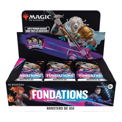 Boîte De Boosters Magic: The Gathering – Fondations (Version Française) – 36 Boosters De Jeu, Cartes Rares Et Mythiques, Idéal Pour Draftez