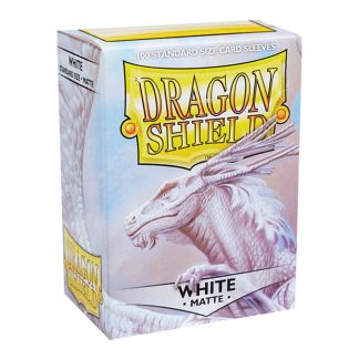 Dragon Shield - 100 protège-cartes standard Mat - Blanc