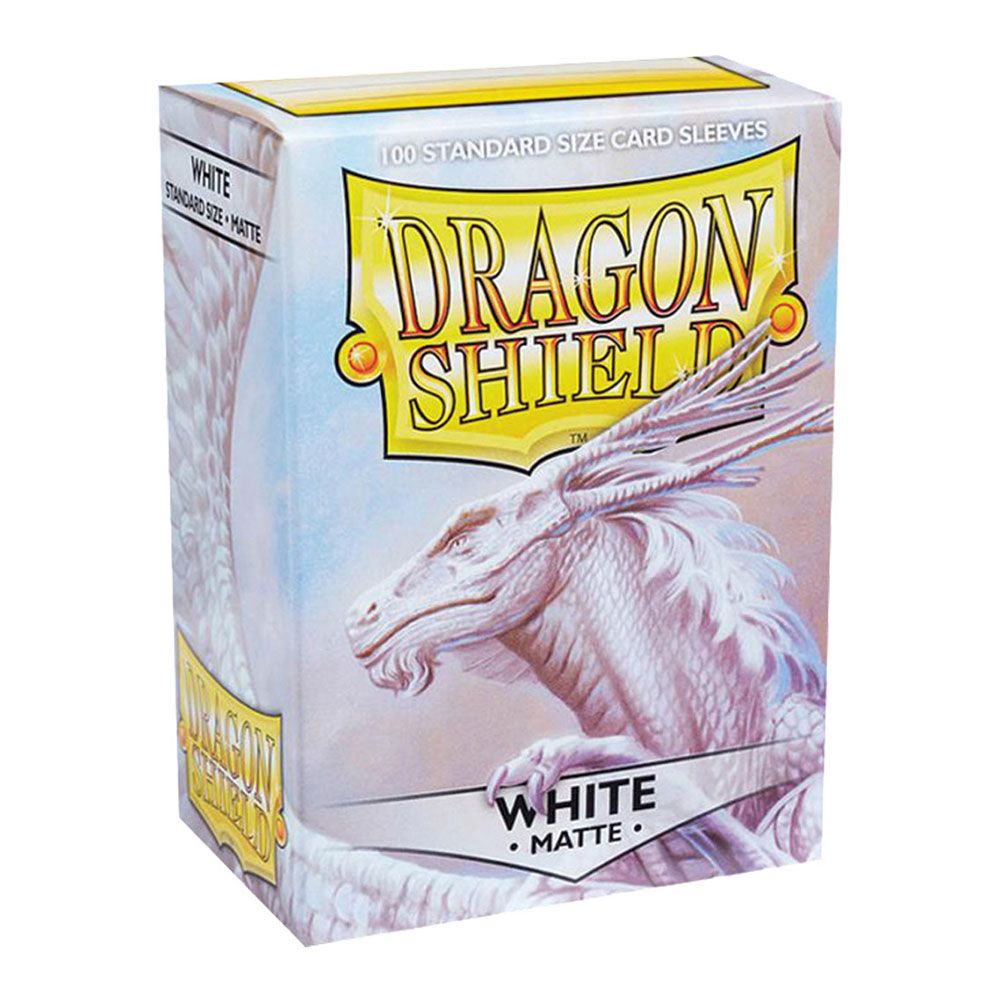 Dragon Shield - 100 protège-cartes standard Mat - Blanc