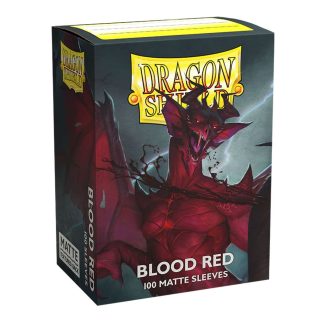 Dragon Shield - 100 protège-cartes standard Mat - Blood Red