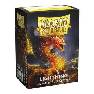 Dragon Shield - 100 protège-cartes standard Dual Mat - Lightning