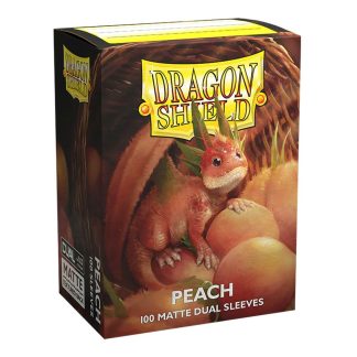 Dragon Shield - 100 protège-cartes standard Dual Mat - Peach