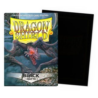 Dragon Shield - 100 protège-cartes standard Mat - Noir