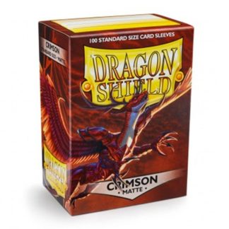 Dragon Shield - 100 protège-cartes standard Mat - Crimson