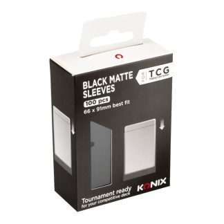 Konix - 100 Pochettes Standard Matte Noir