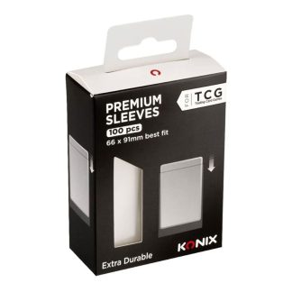 Konix - 100 Pochettes Standard Premium Transparent