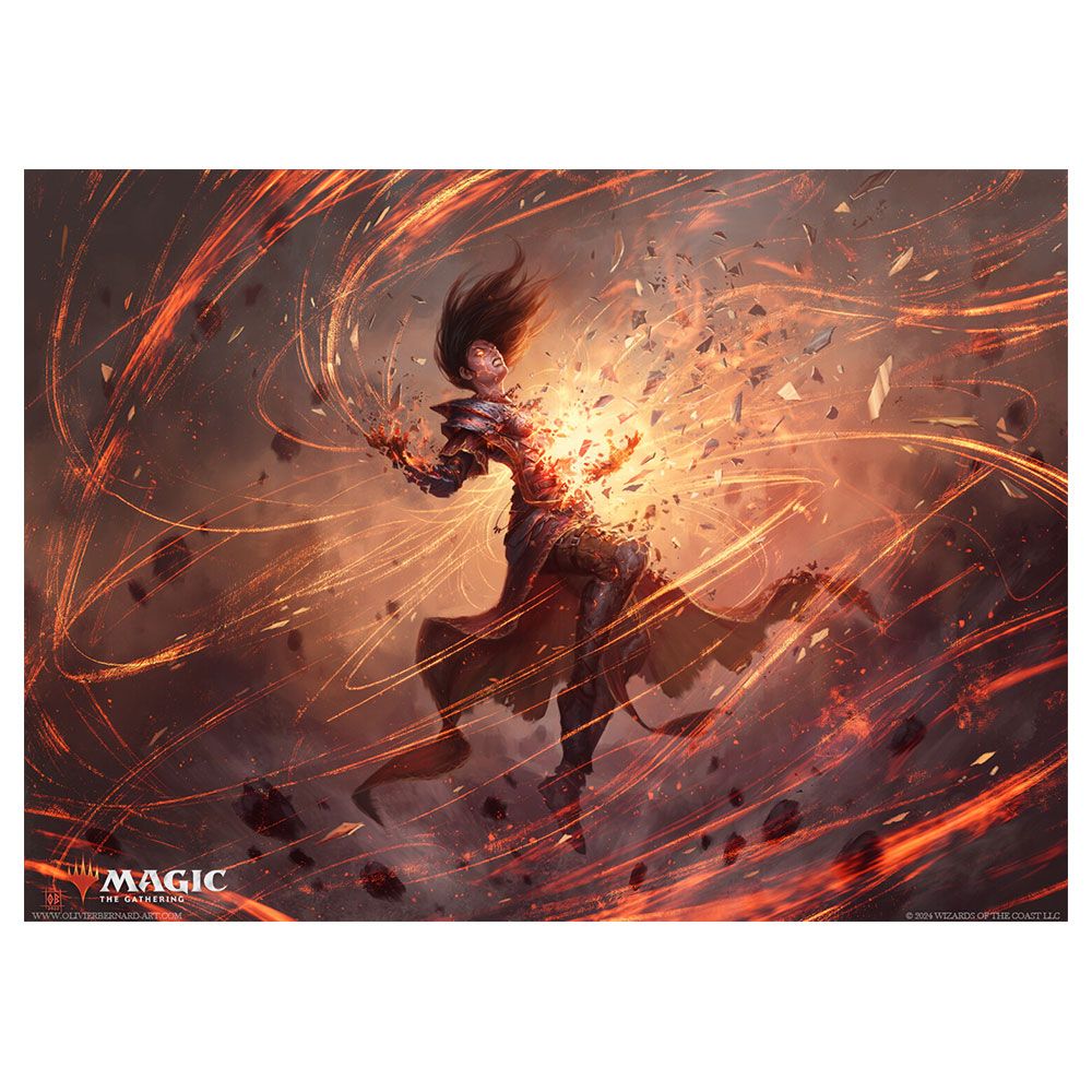 Ultra Pro - Magic: The Gathering - Commander Series - Tapis de jeu Flamboiement de la duplication