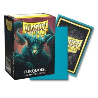 Dragon Shield - 100 protège-cartes standard Mat - Turquoise