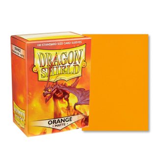 Dragon Shield - 100 protège-cartes standard Mat - Orange