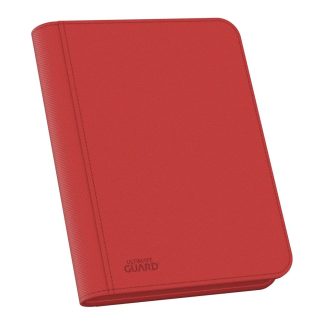 Ultimate Guard - Zipfolio 160 - 8-Pocket XenoSkin Rouge