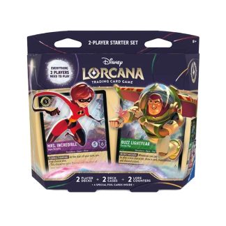 Lorcana - Decks Préconstruits pour 2 joueurs - Buzz l'Eclair & Mme Indestructible