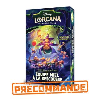 Précommande - Lorcana - Quête des Illumineurs - Équipe Miel à la Rescousse