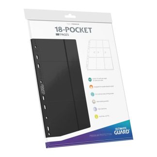 Ultimate Guard - 18-Pocket Pages Side-Loading Noir (10)