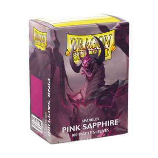 Dragon Shield - 100 protège-cartes Standard Sparkle Series : Pink Sapphire