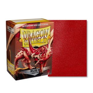 Dragon Shield - 100 protège-cartes standard Mat - Ruby
