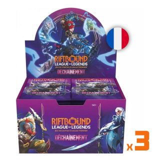 Riftbound - 3x Boîte de 24 boosters français - Déchainement
