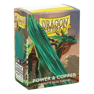 Dragon Shield - 100 protège-cartes standard Mat - Power & Copper