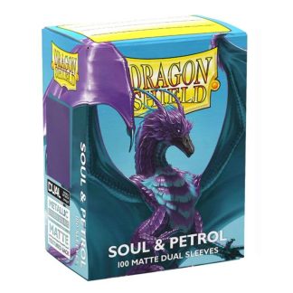 Dragon Shield - 100 protège-cartes standard Mat - Soul & Petrol