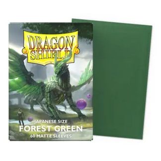 Dragon Shield - 60 protège-cartes Mini Mat - Forest green